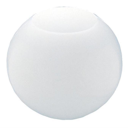 5-1/4-Inch White Acrylic Neckless Globe