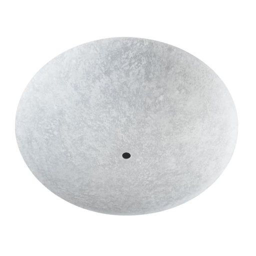 13-Inch White Smooth Scavo Glass Diffuser