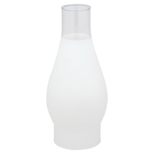 2-5/8-Inch Handblown 3/4 Frosted Glass Chimney