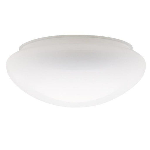 8-Inch White Glass Mushroom Shade