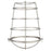 2-1/4-Inch Brushed Nickel Industrial Cage Neckless Metal Shade