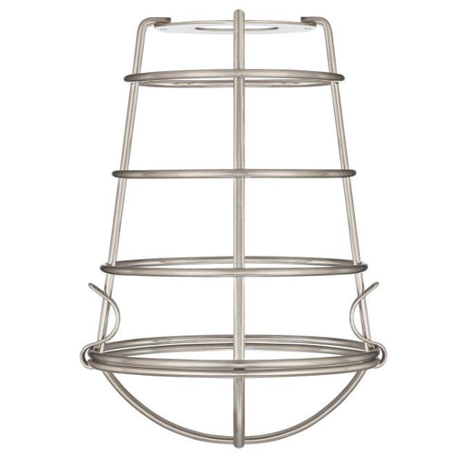2 1/4-Inch Brushed Nickel Industrial Cage Shade
