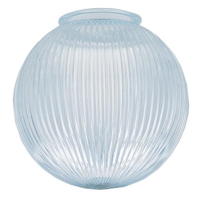 4-Inch Clear Prismatic Glass Globe 6-Pack