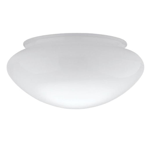 6-Inch White Glass Mushroom Shade 6-Pack