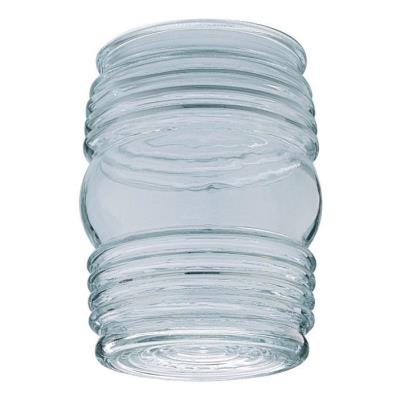 3-1/4-Inch Clear Glass Shade, 6-Pack