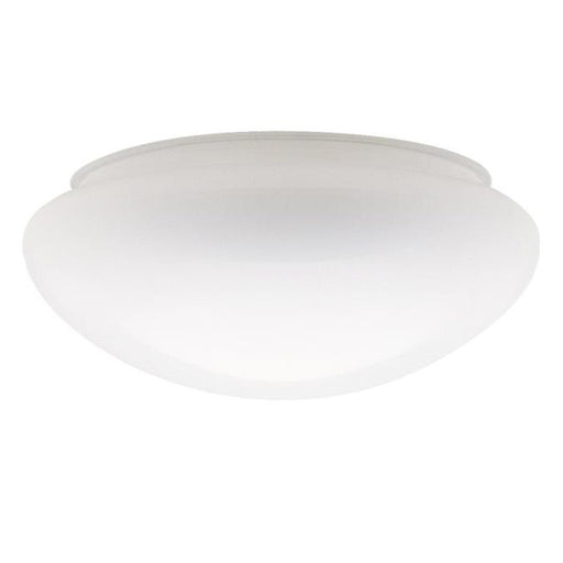 8-Inch White Glass Mushroom Shade 6-Pack
