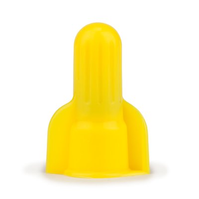 Yellow Spring Connectors Nylon Insulated 600V - 100 in Box
