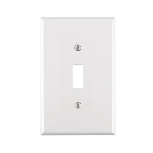 Toggle Switch Plate Cover White