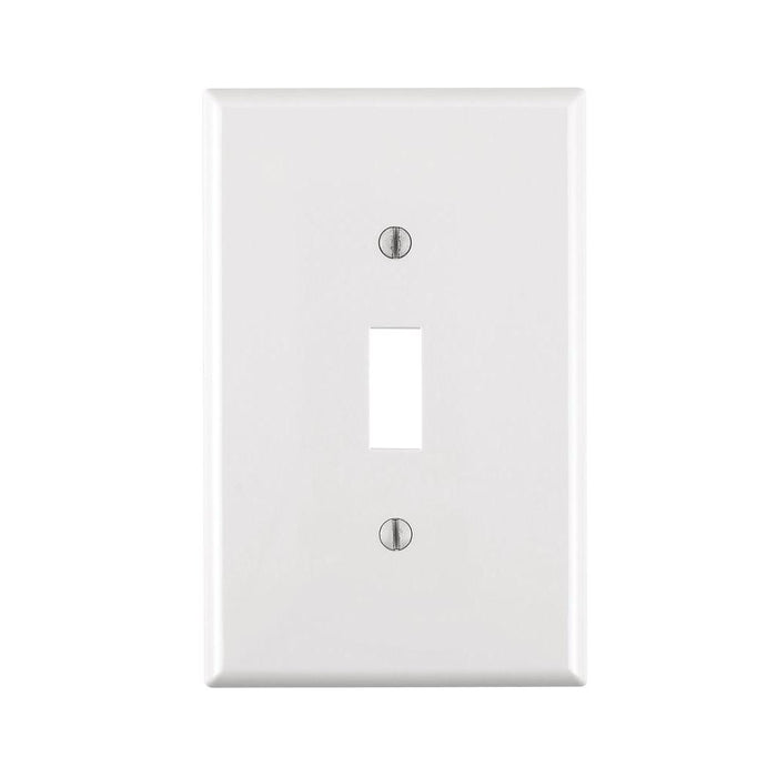 Toggle Switch Plate Cover White